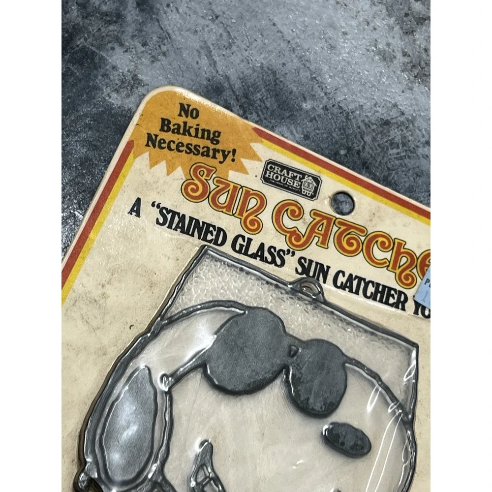 Vintage Craft House New Snoopy Paint  Snoopy Sun Catcher House sunglasses Summer